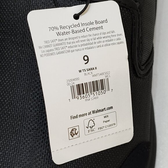 TredSafe Sara 2 Slip-Resistant Anti-Fatigue Enduropro Comfort Footbed Womens 9 - Picture 11 of 11